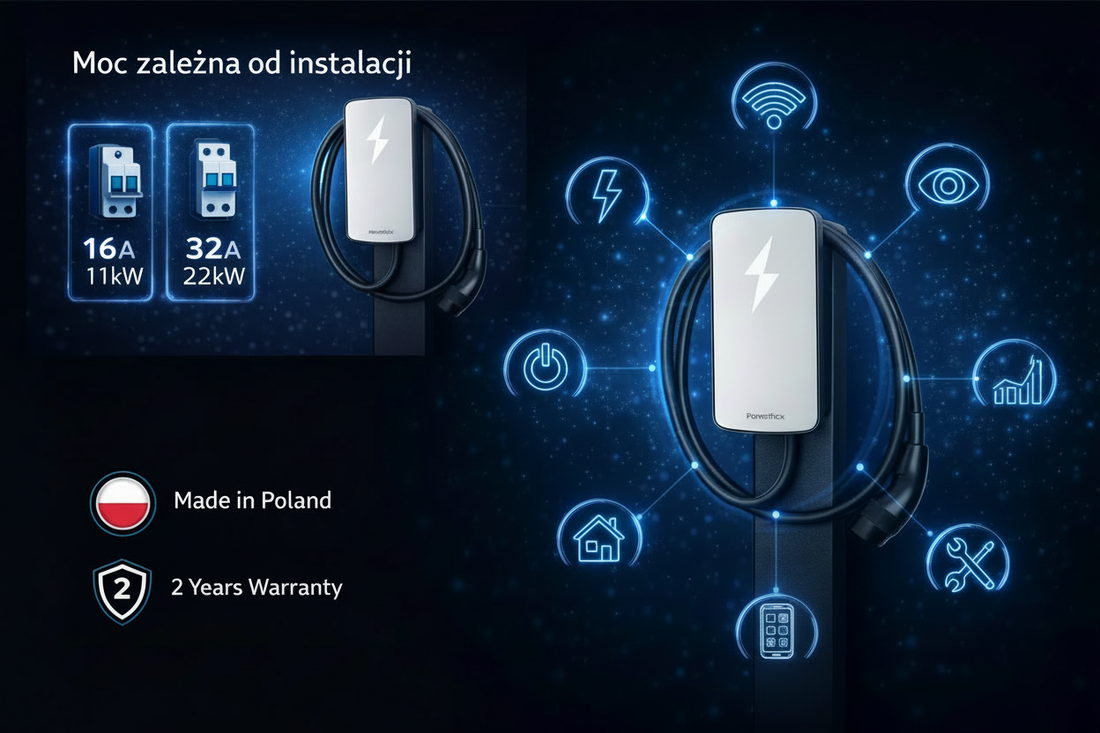 PowerBox POWER EV – Inteligentna Stacja Ładowania Samochodów Elektrycznych Produkcji Polskiej